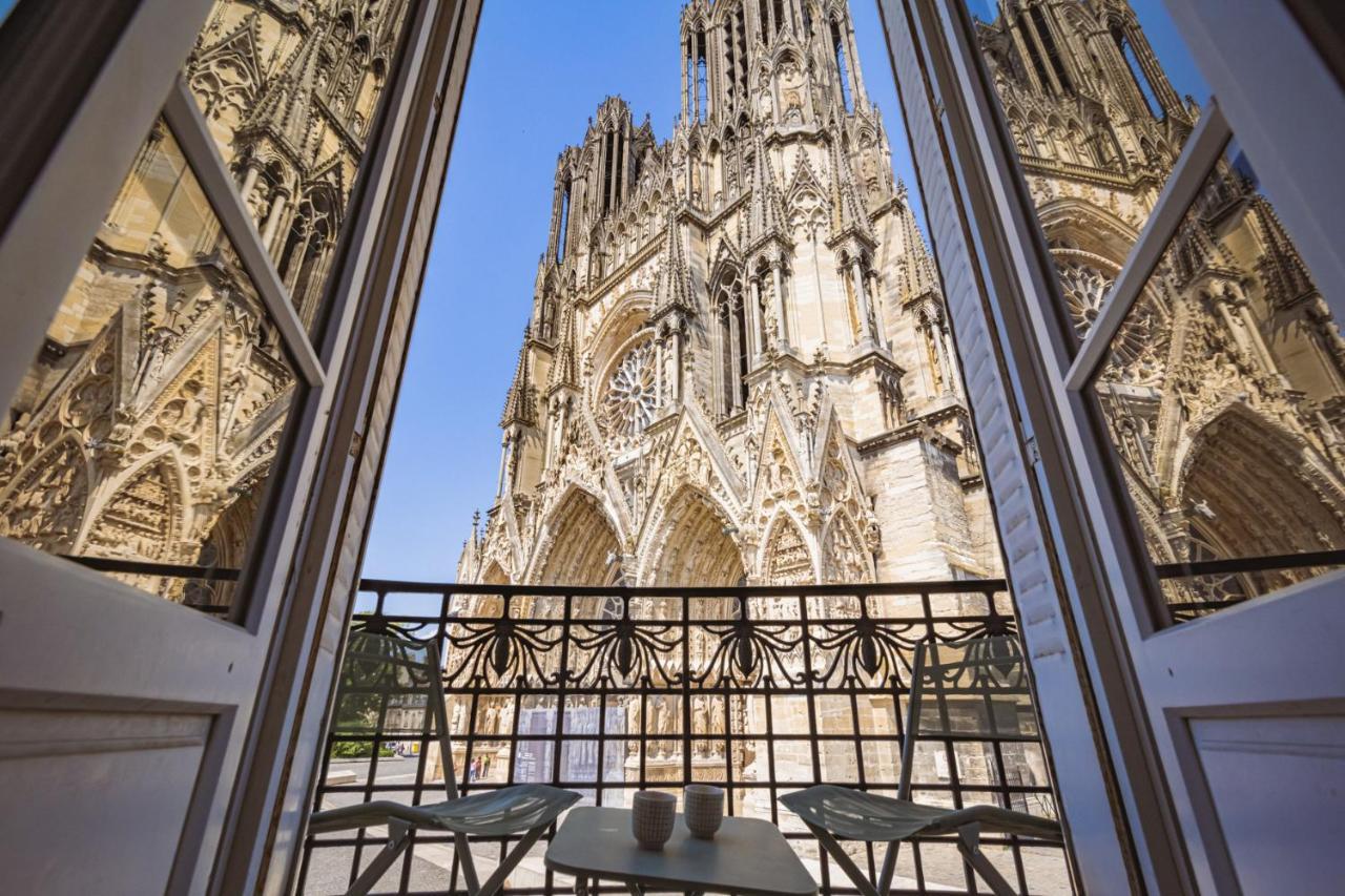 Апартаменти Au Pied De La Cathedrale #Vuemagique Реймс Екстер'єр фото